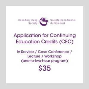 In-Service/Case Conference/Lecture /Workshop (one-to-two-hour program) - $35