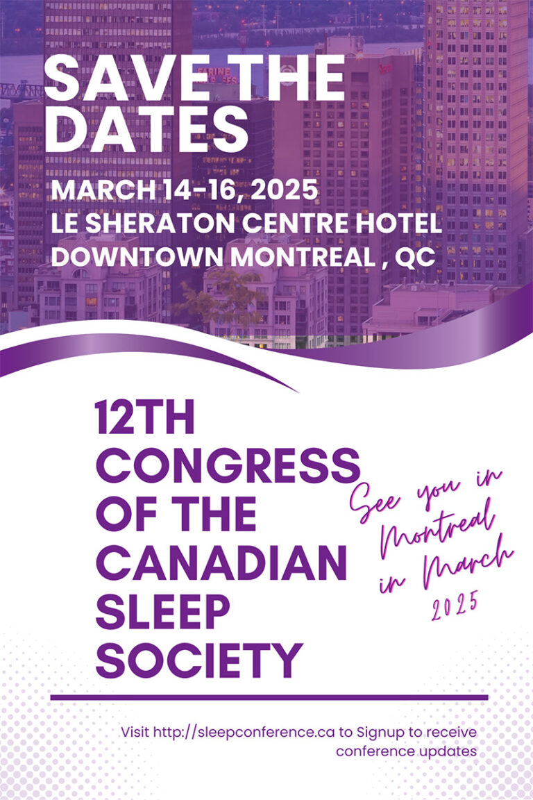 National Conference 2025 Canadian Sleep Society (CSS)